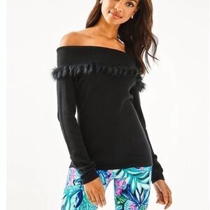 Lilly Pulitzer Alira Off The Shoulder Sweater